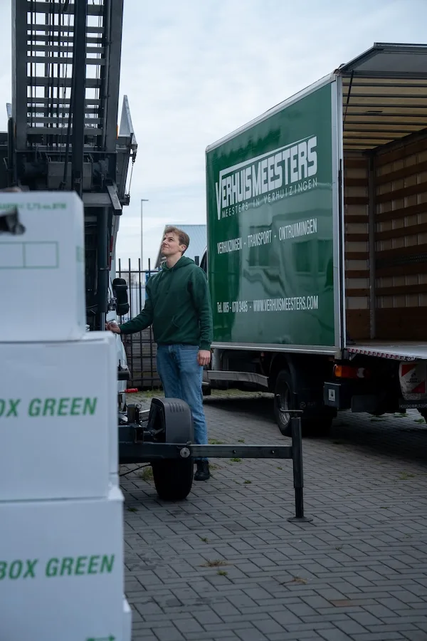 Inboedel opgeslagen in de opslagruimte van VerhuisMeesters
